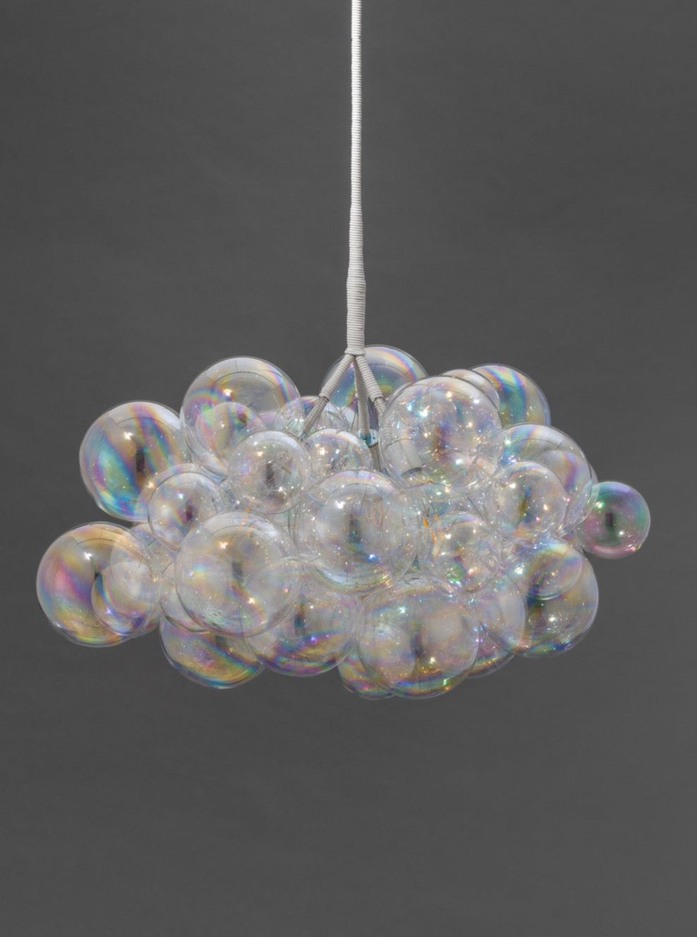The Iridescent Cumulus Bubble Chandelier