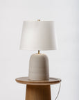 Terrene Ceramic Table Lamp with Ivory Shade