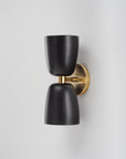 Frances Double Sconce - Black