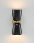 Frances Double Sconce - Black