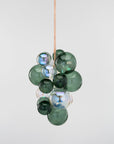 The Juniper & Iridescent Waterfall Bubble Chandelier