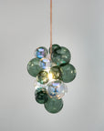 The Juniper & Iridescent Waterfall Bubble Chandelier