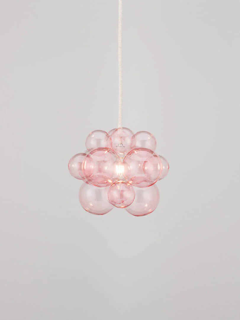Organic Bubble Chandelier - Blush