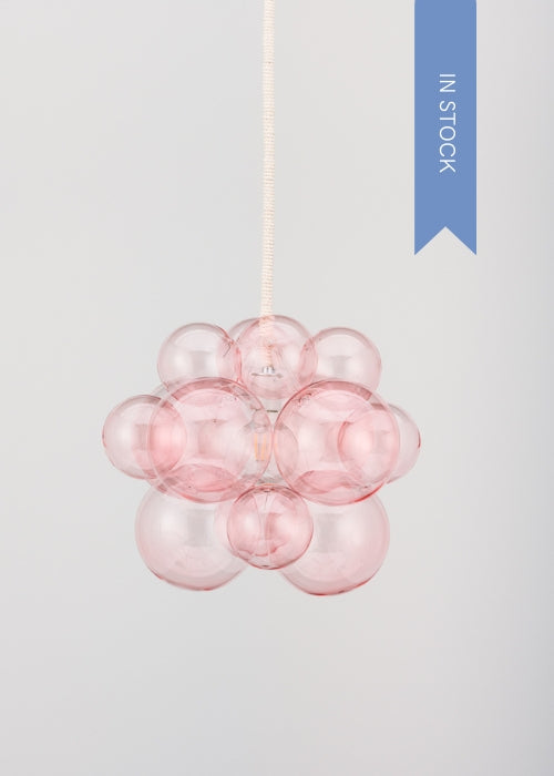 Organic Bubble Chandelier - Blush
