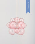 Organic Bubble Chandelier - Blush