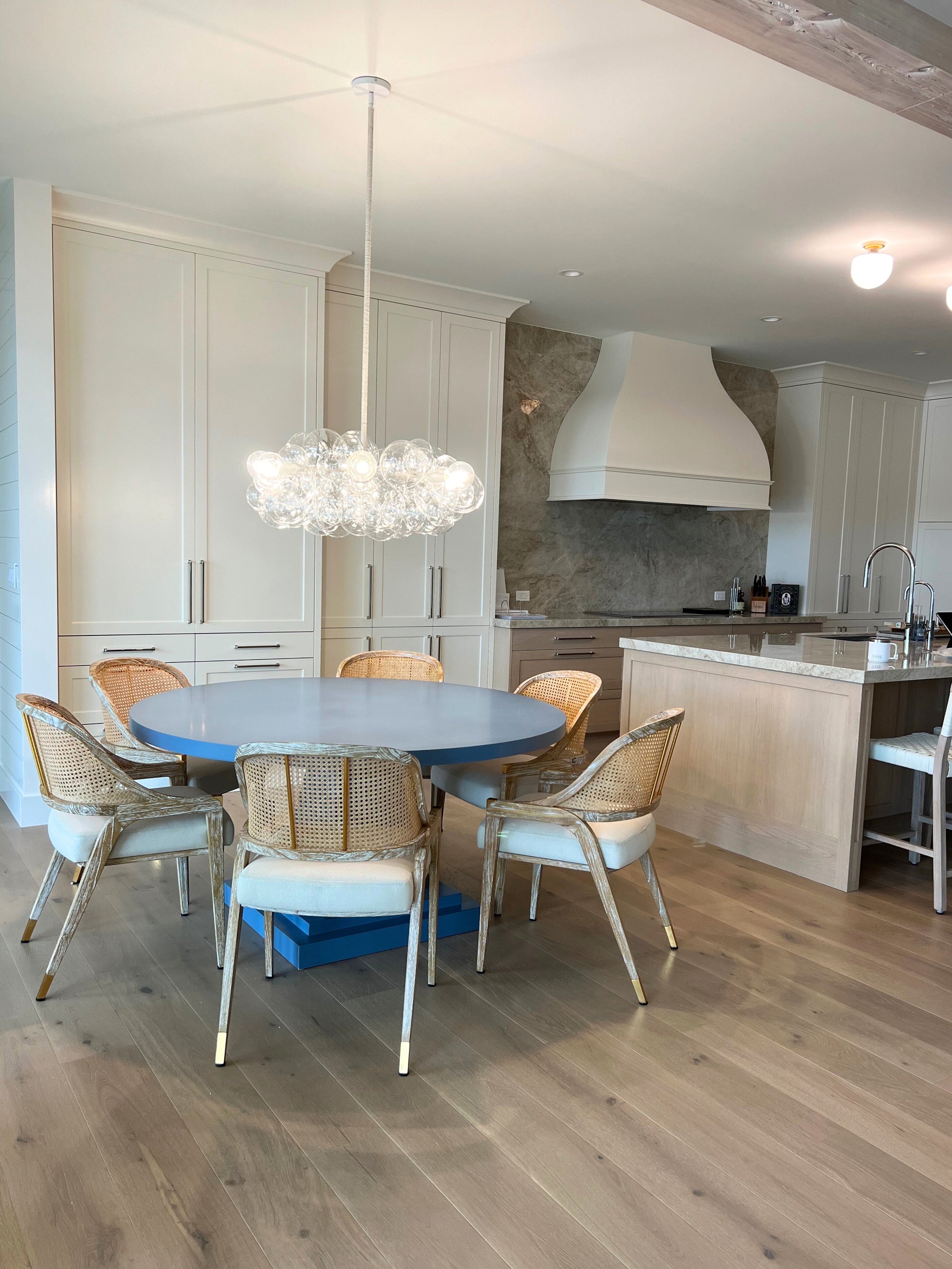 Round Branch Bubble Chandelier