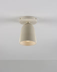 Terrene Cone Flushmount in Cream