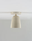 Terrene Cone Flushmount in Cream