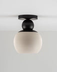 Terrene Flushmount - Cream & Black