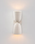 Terrene Double Sconce in Cream