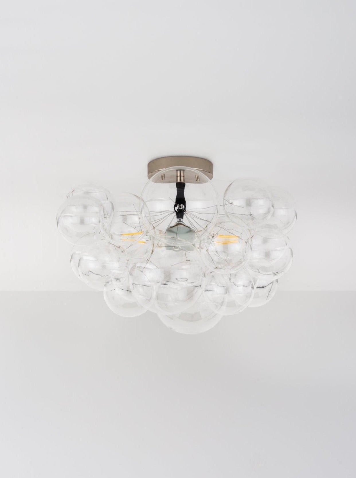 The Flushmount Bubble Chandelier