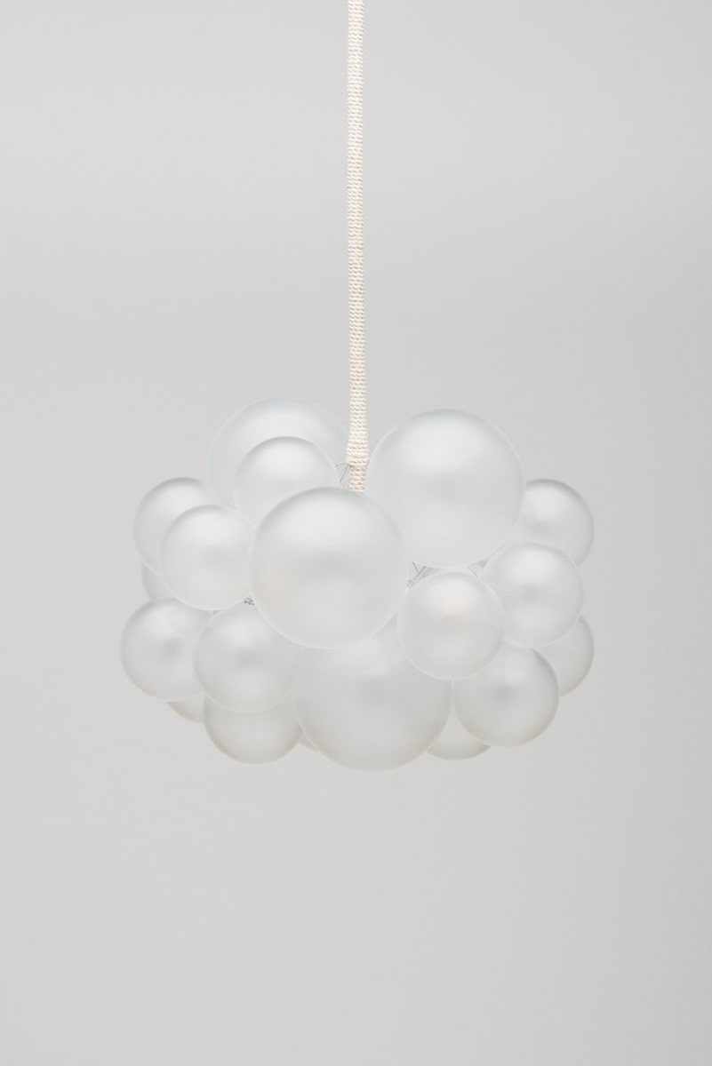 Frosted 25 Bubble Chandelier