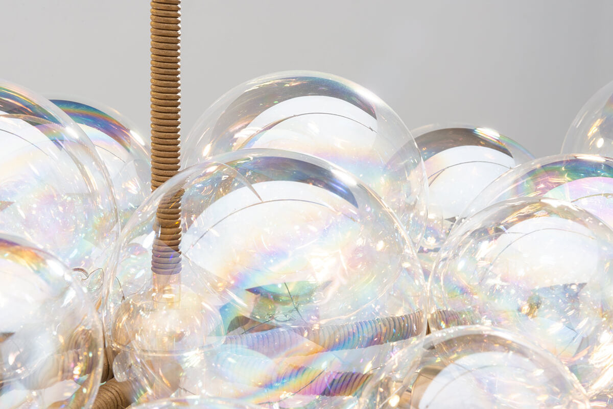 The Iridescent Branch Bubble Chandelier