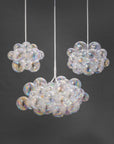 The Iridescent Cumulus Bubble Chandelier