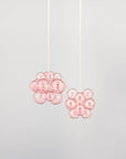 The Organic Blush Glass Bubble Chandelier