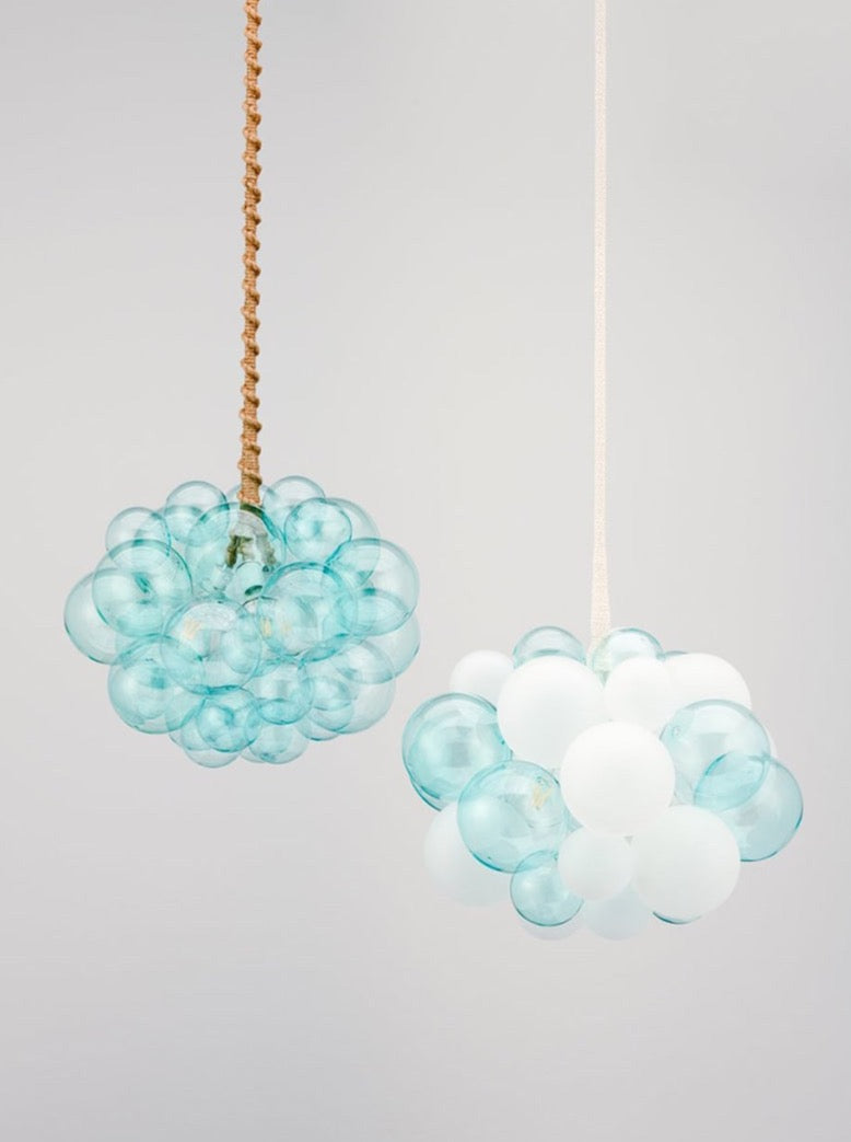 The Seaglass 31 Glass Bubble Chandelier