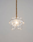 The Organic Bubble Chandelier (Quick Ship) -SILVER Leather
