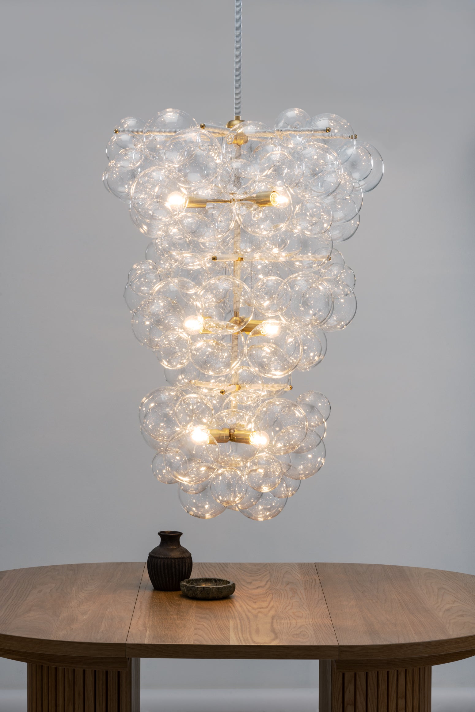 Plume Bubble Chandelier