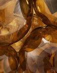 Amber 31 Bubble Chandelier