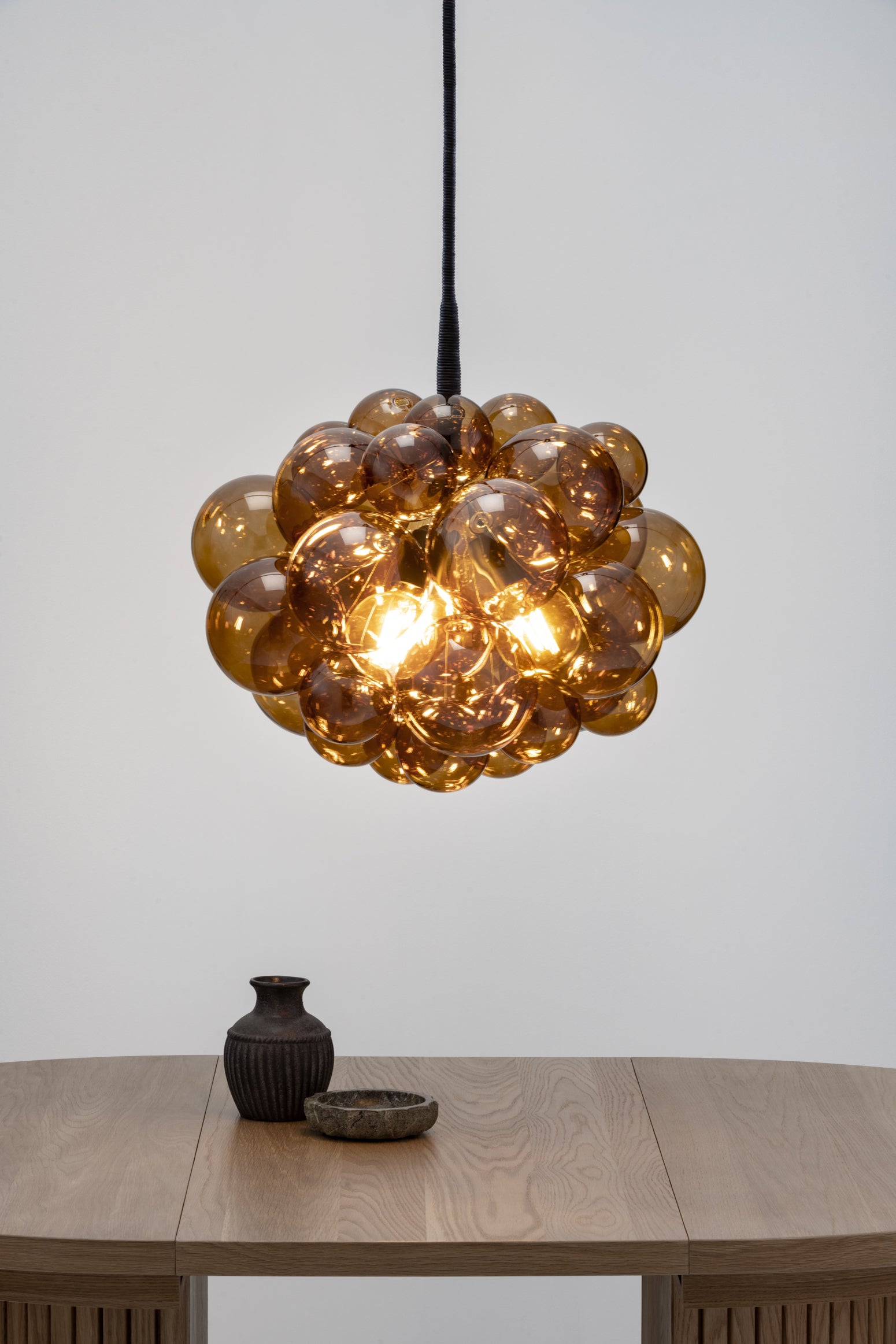 Amber 31 Bubble Chandelier