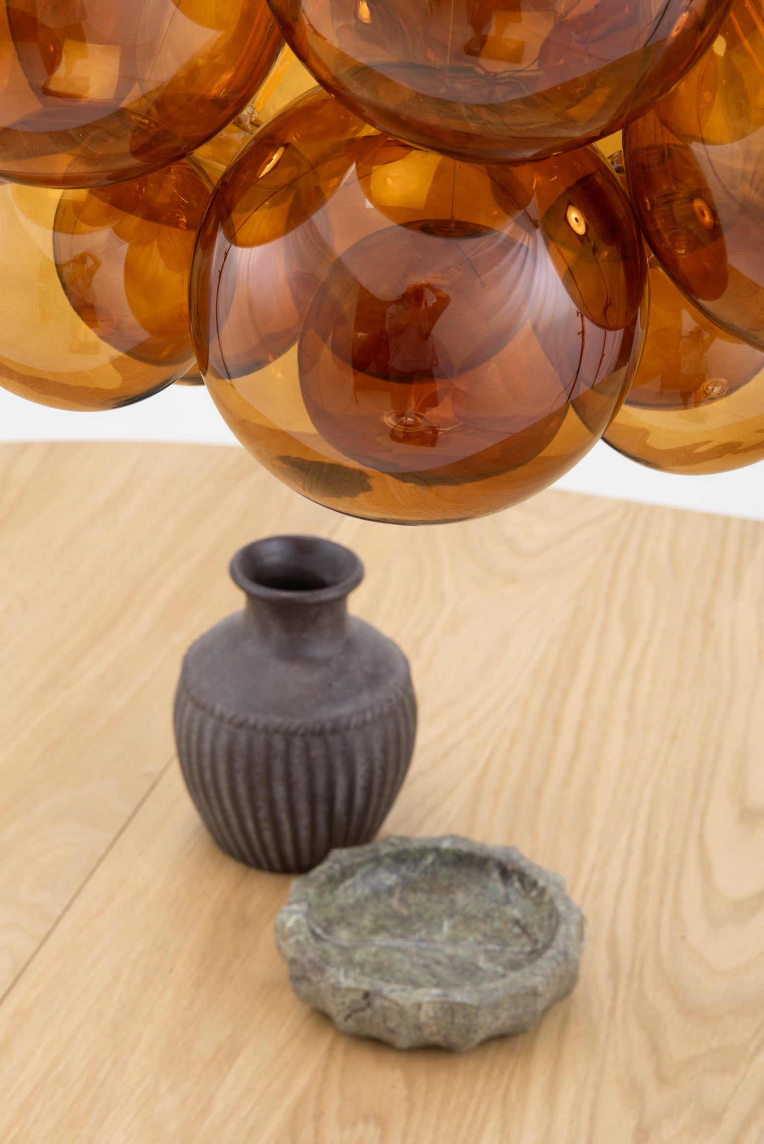 Amber 31 Bubble Chandelier