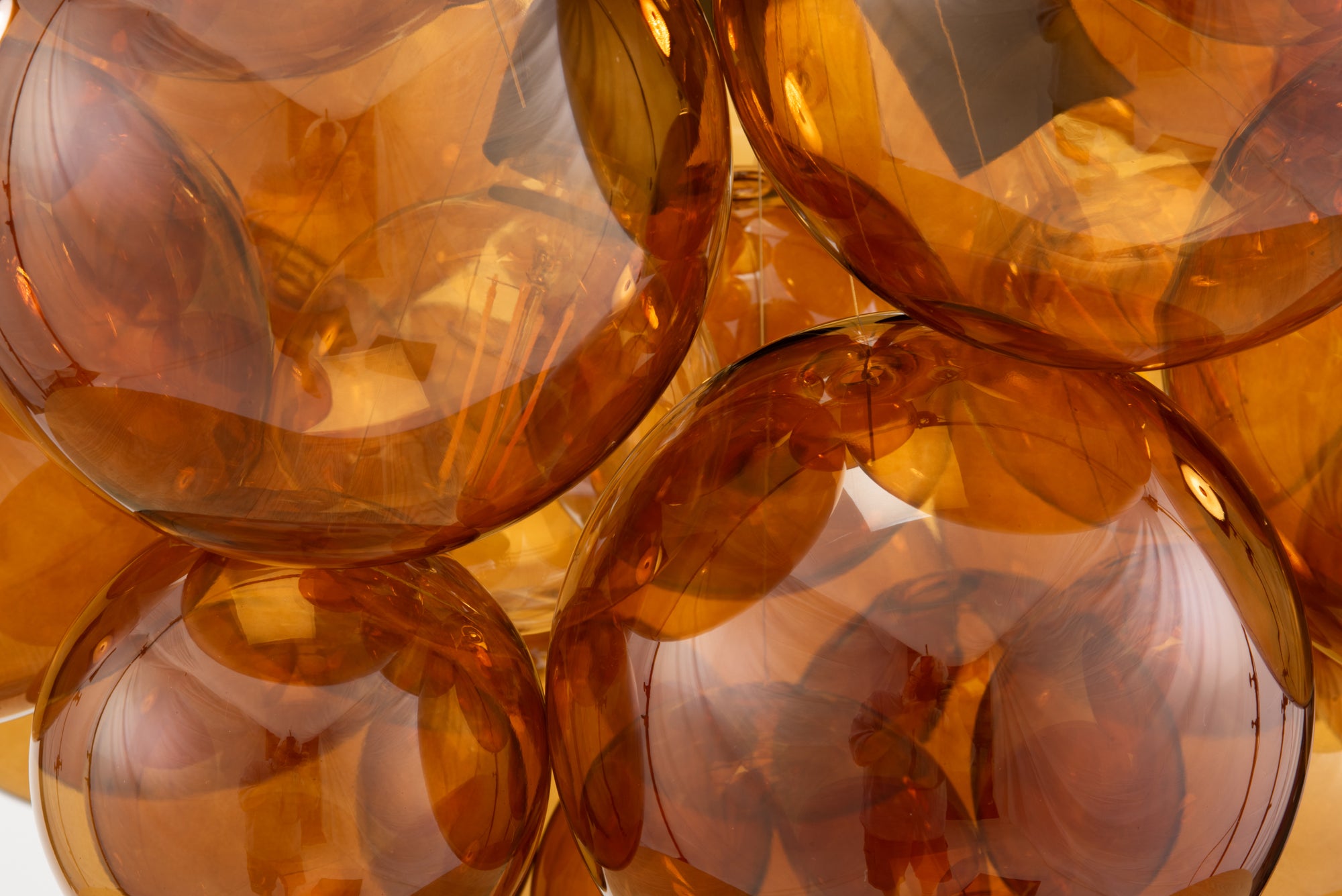 Amber 31 Bubble Chandelier