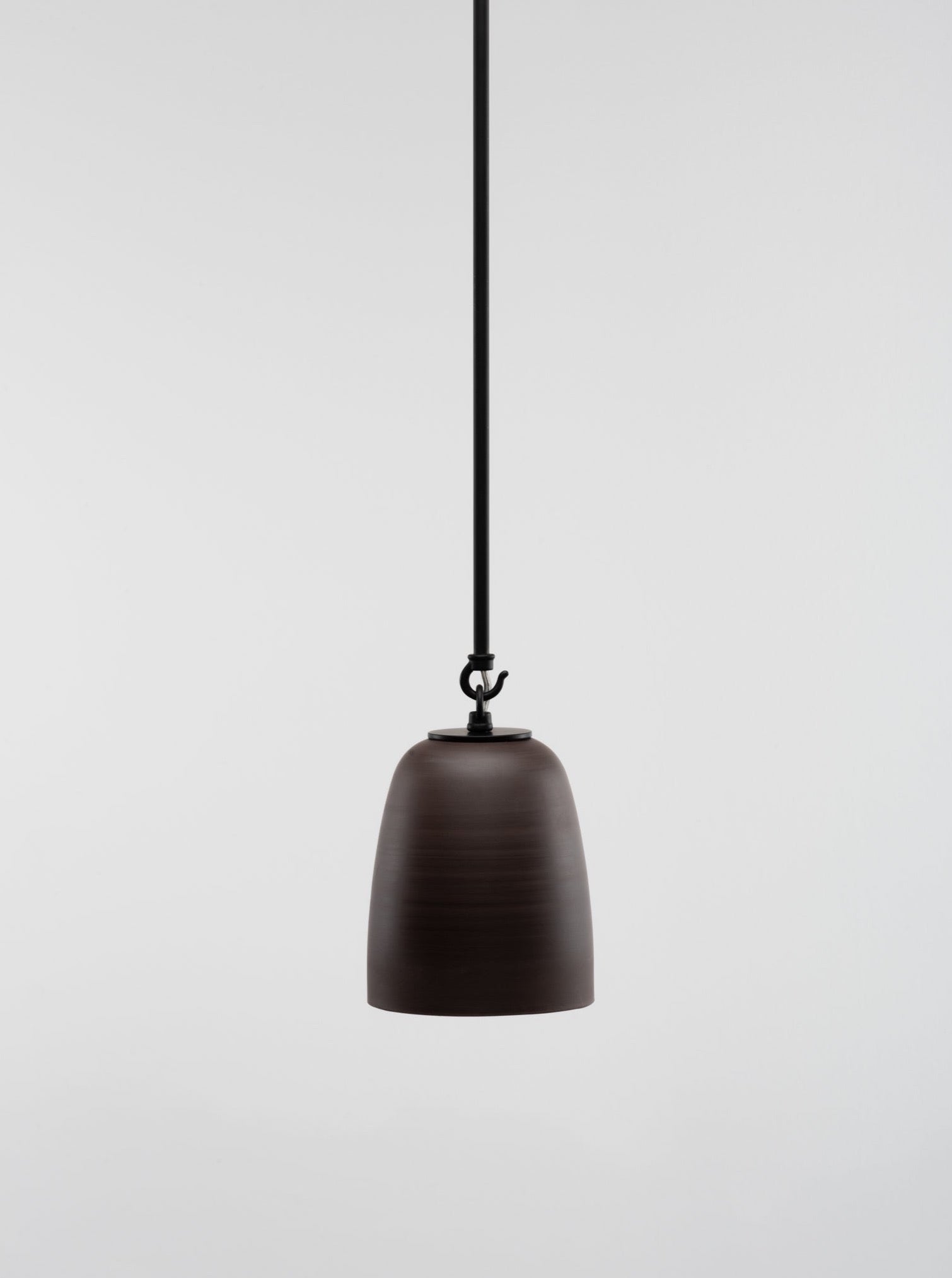 Frances Cone Pendant in Raw Umber