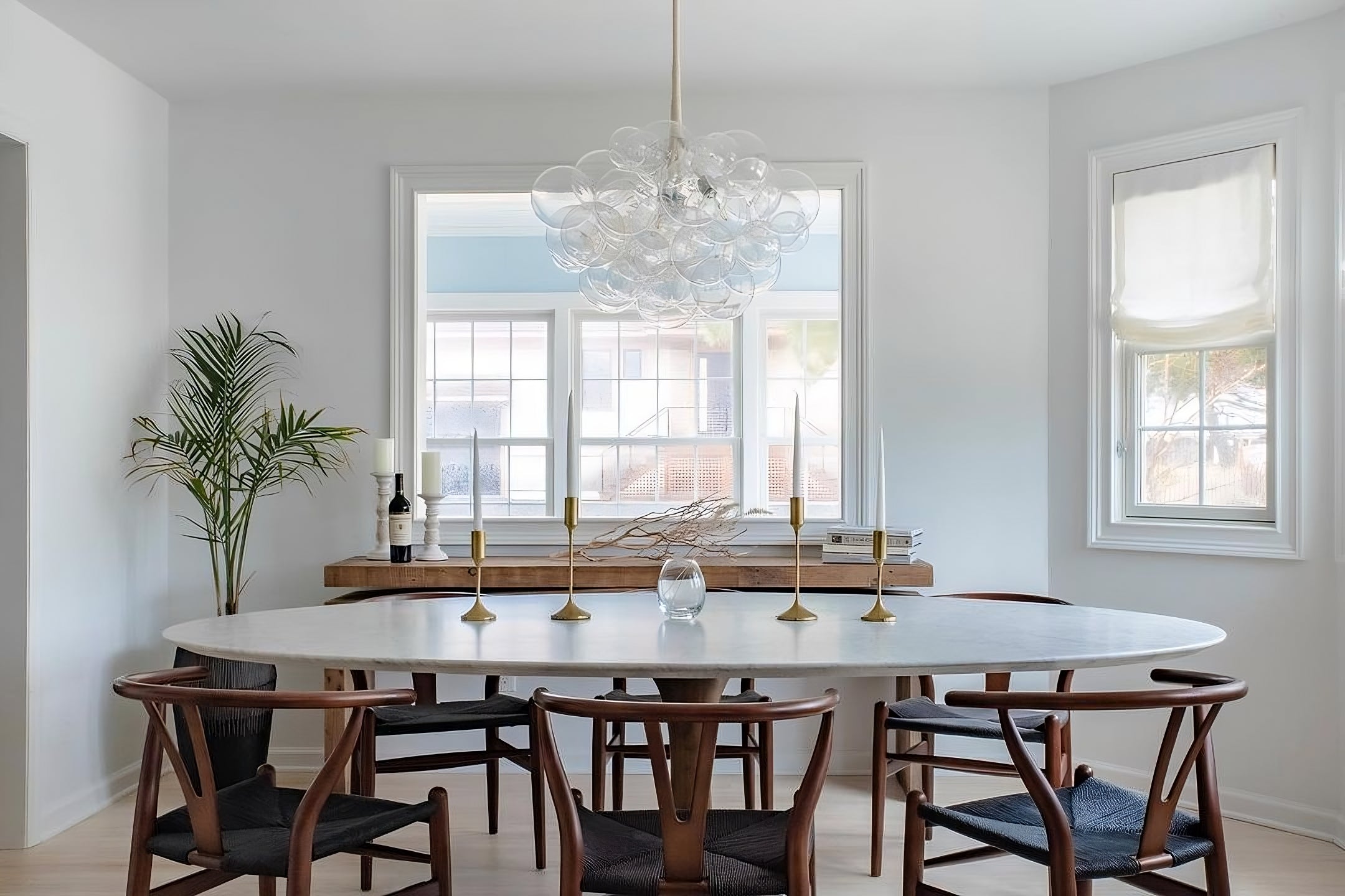 The 45 Glass Bubble Chandelier | The Light Factory