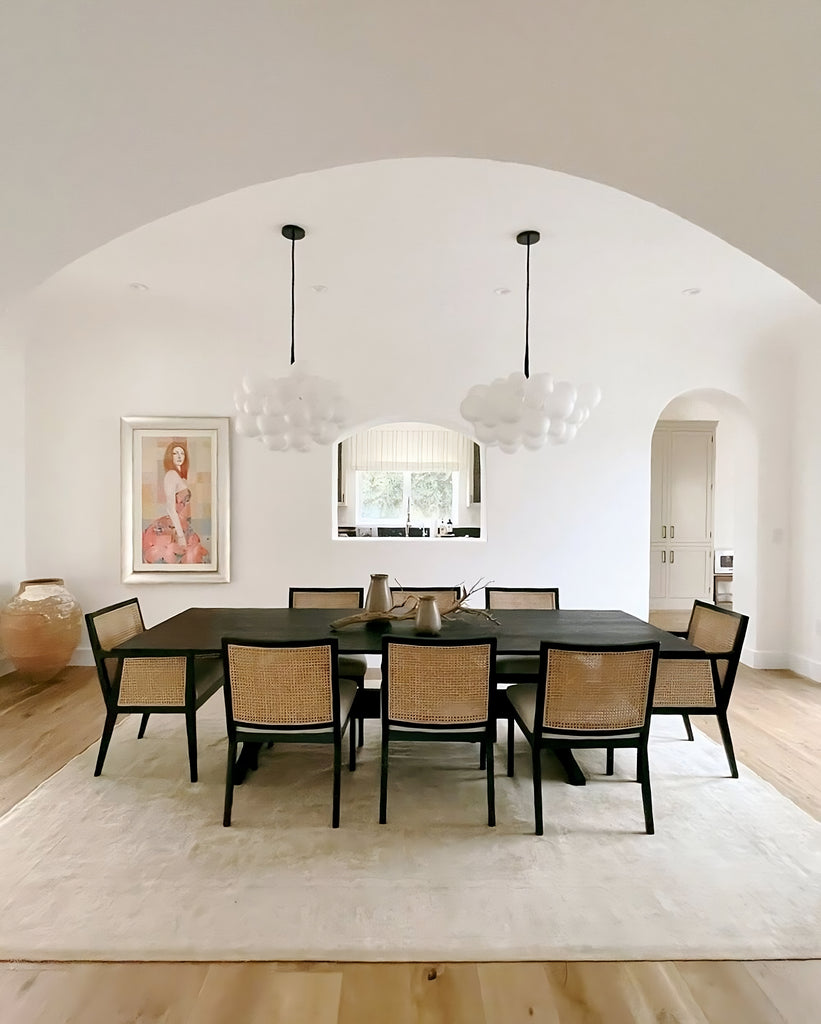 The Frosted 45 Glass Bubble Chandelier