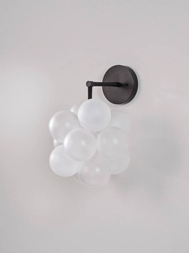 The Frosted Glass Bubble Sconce