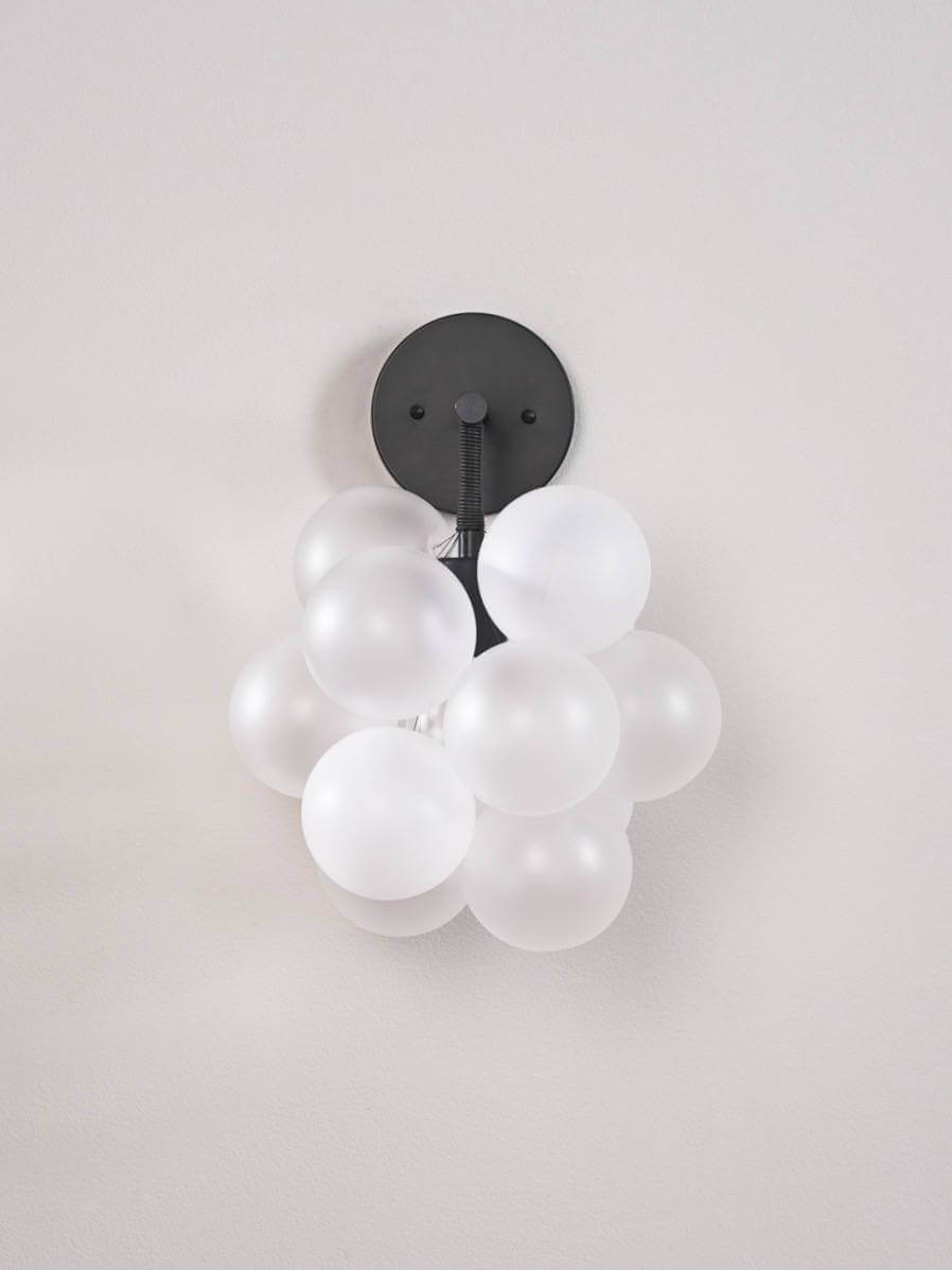 The Frosted Glass Bubble Sconce