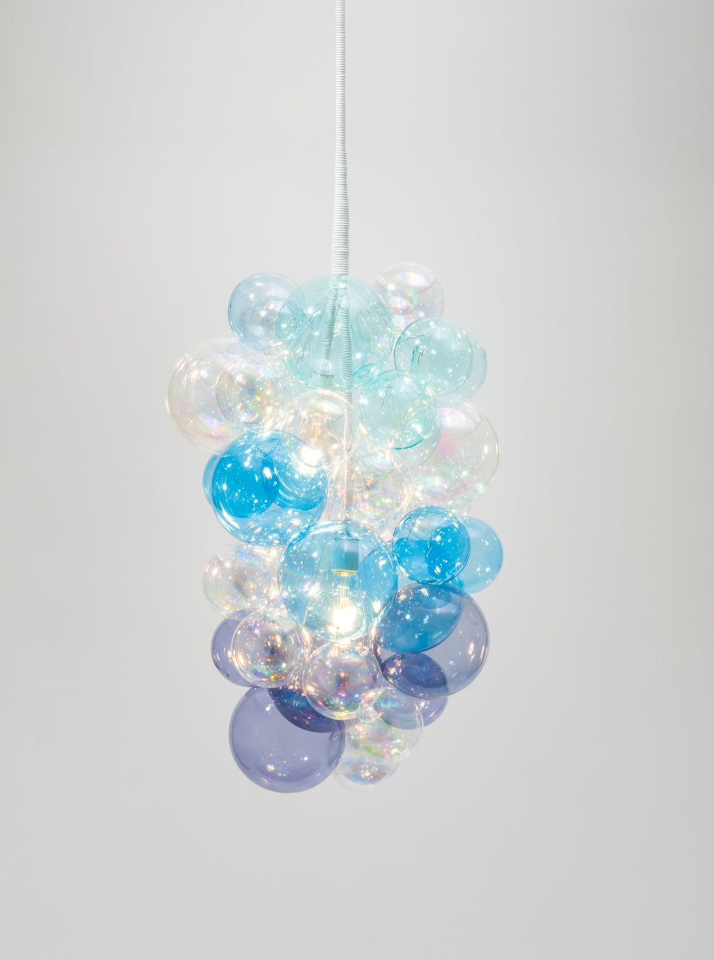 The Cascade Glass Bubble Chandelier | The Light Factory
