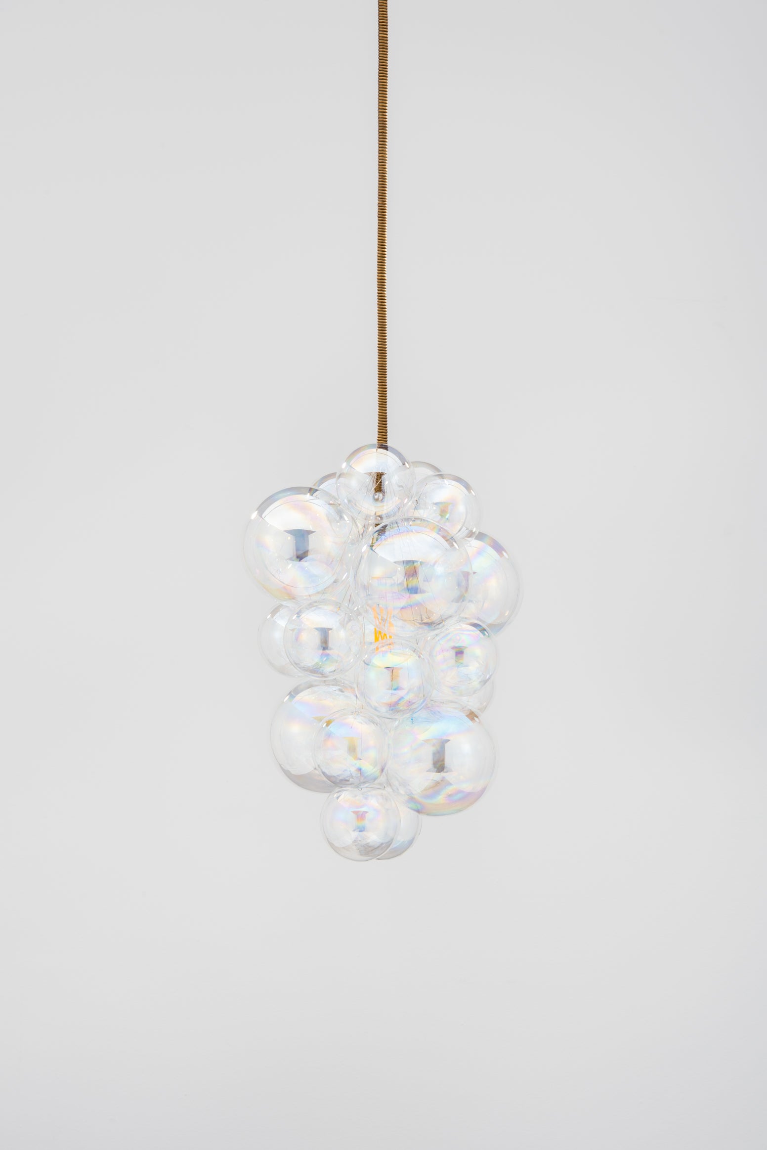 The Waterfall Glass Bubble Chandelier