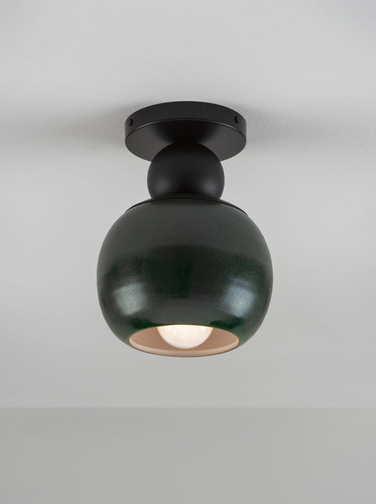 Terrene Flushmount in Juniper and Black