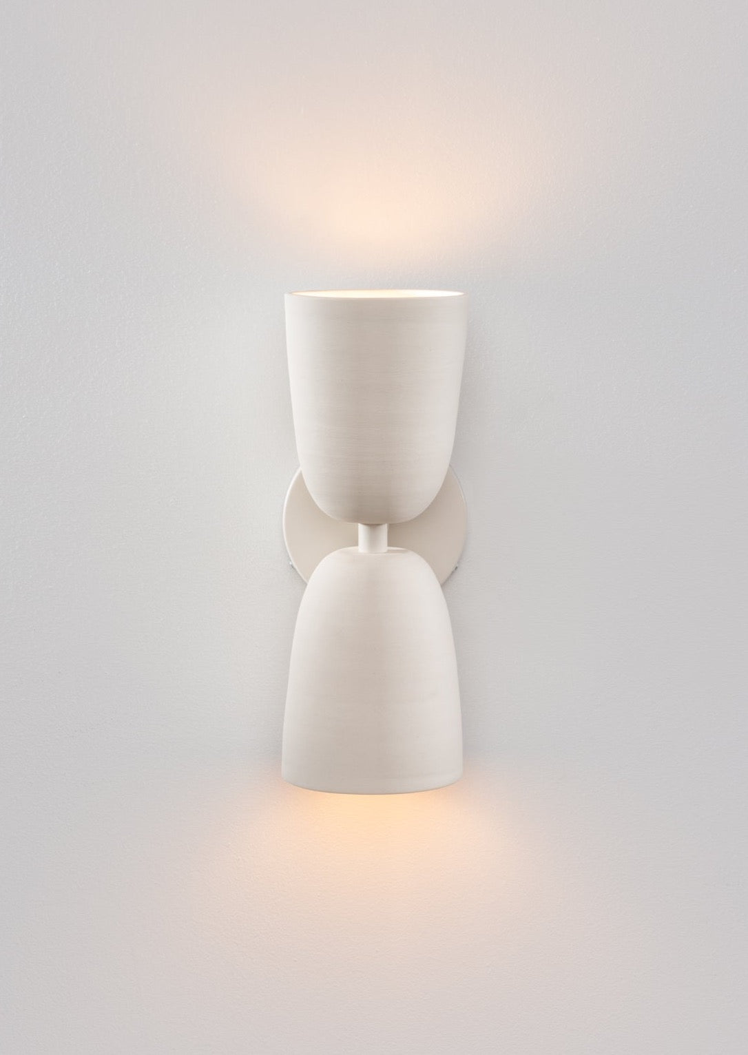 Terrene Double Sconce in Cream