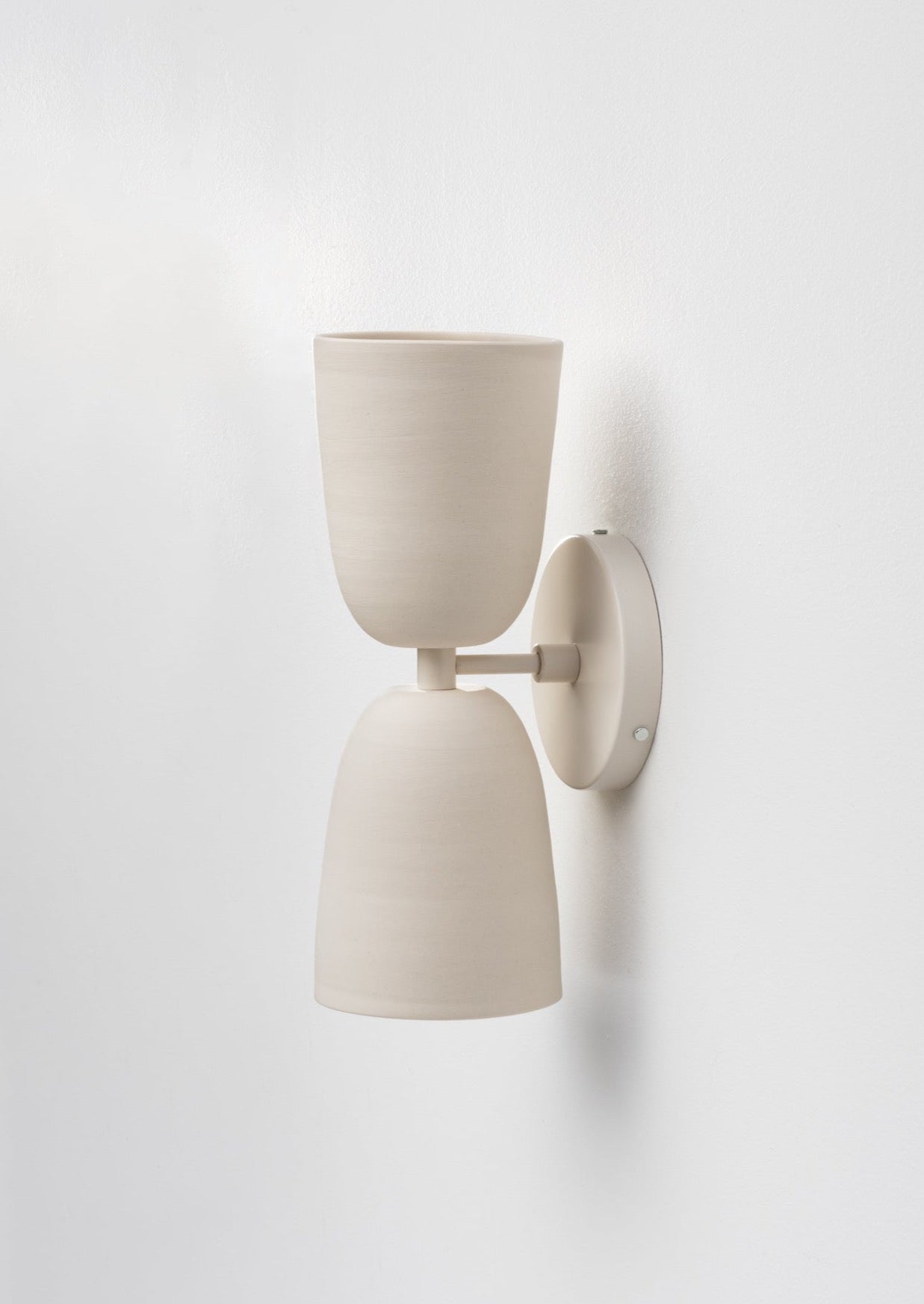 Terrene Double Sconce in Cream