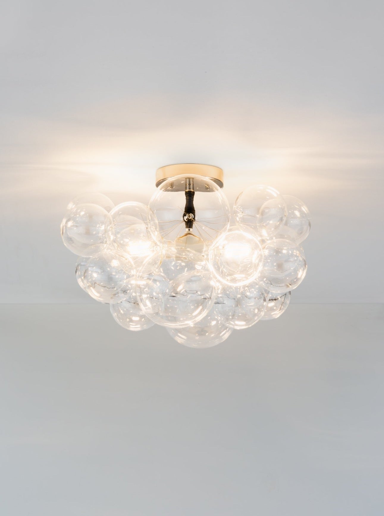 The Flushmount Bubble Chandelier