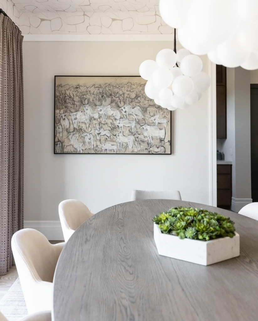 The Frosted 31 Glass Bubble Chandelier