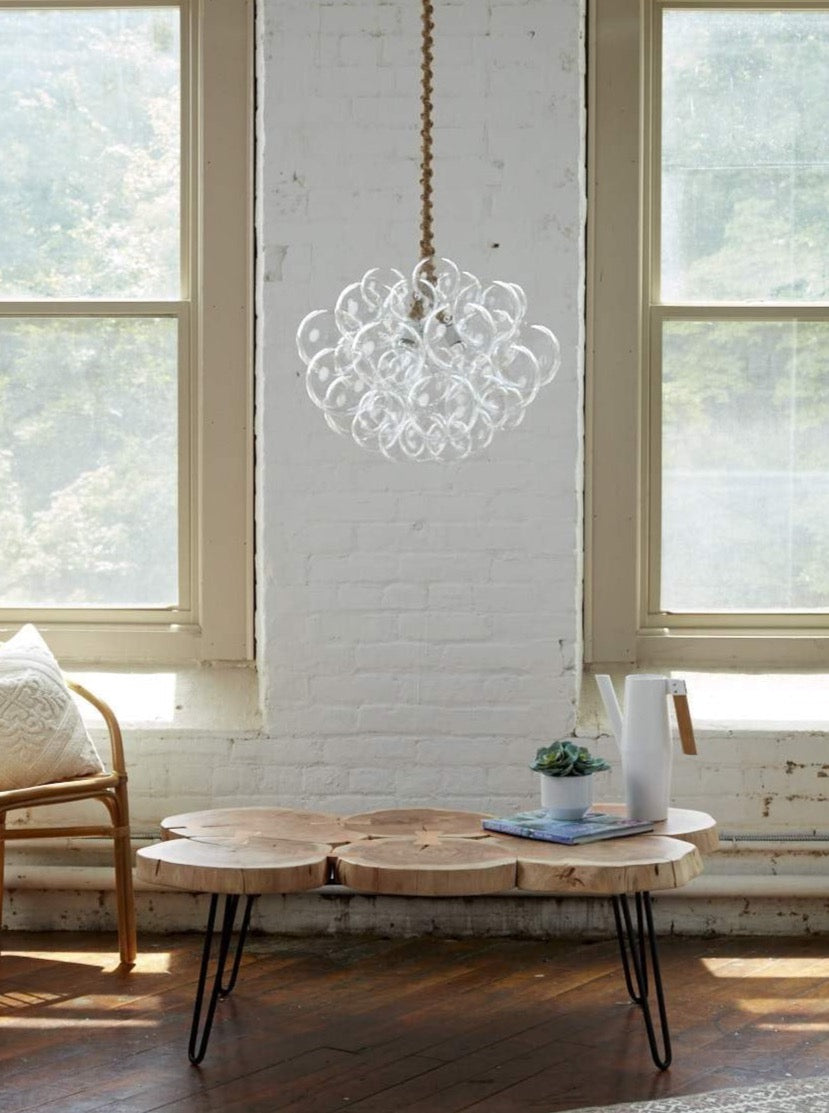 The 31 Glass Bubble Chandelier