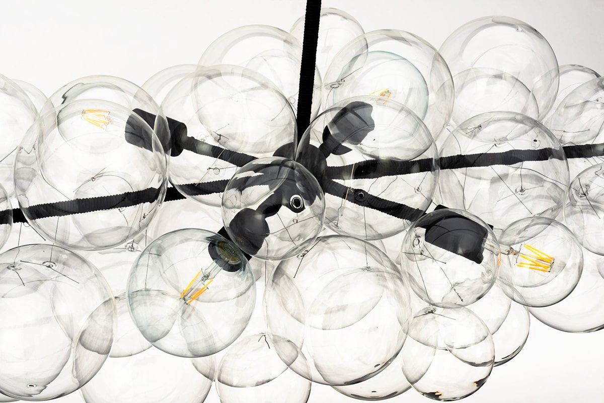 The Branch Glass Bubble Chandelier