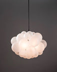 The Frosted 31 Glass Bubble Chandelier