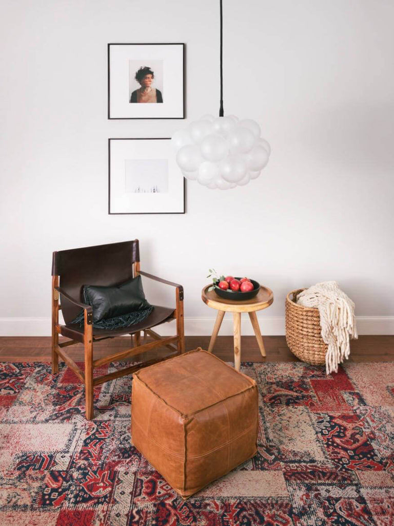 The Frosted 31 Glass Bubble Chandelier