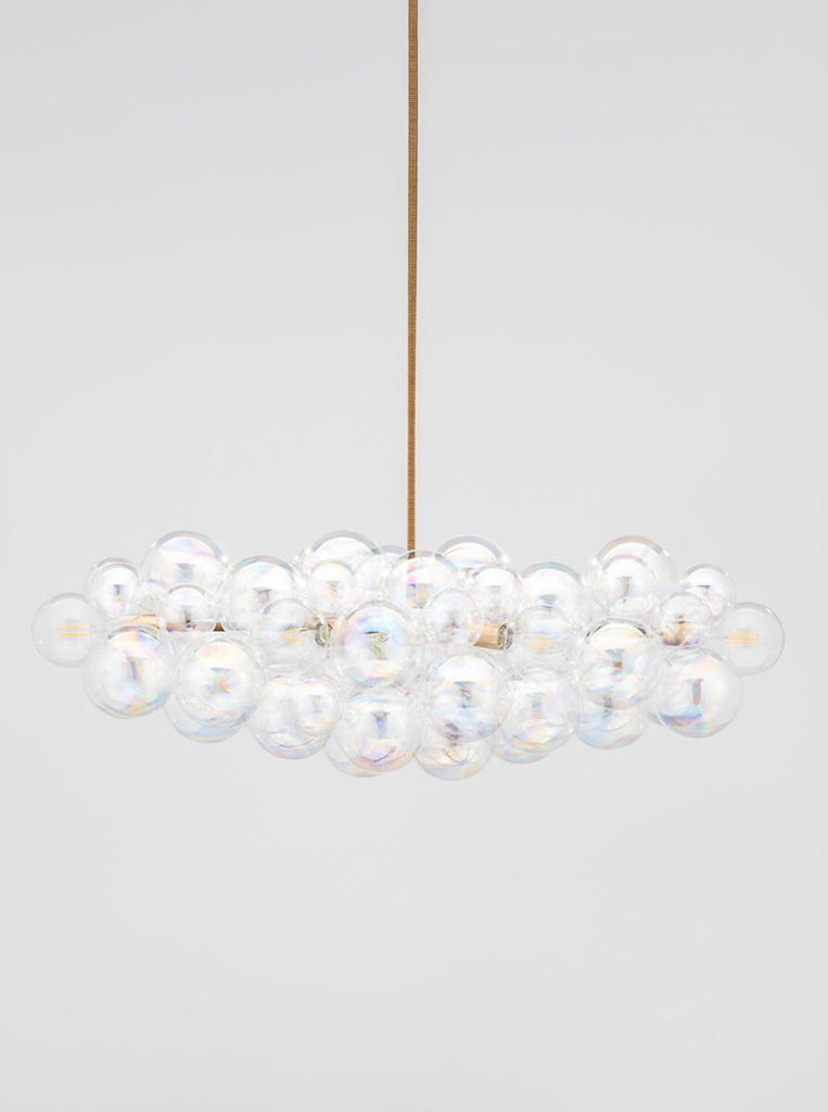 The Iridescent Waterfall Glass Bubble Chandelier