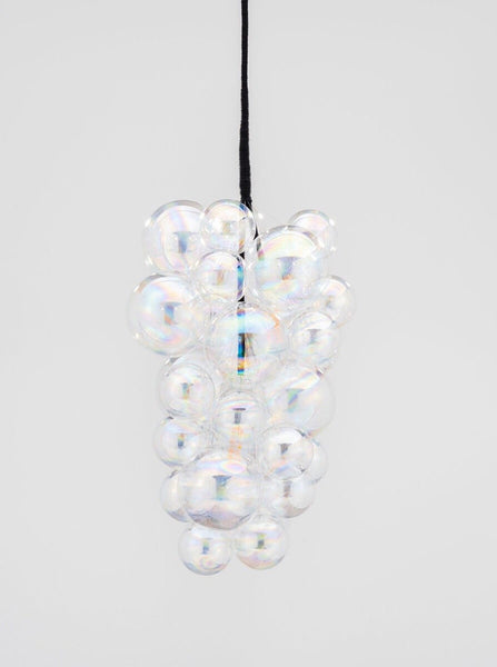 The Iridescent Cascade Glass Bubble Chandelier | The Light Factory