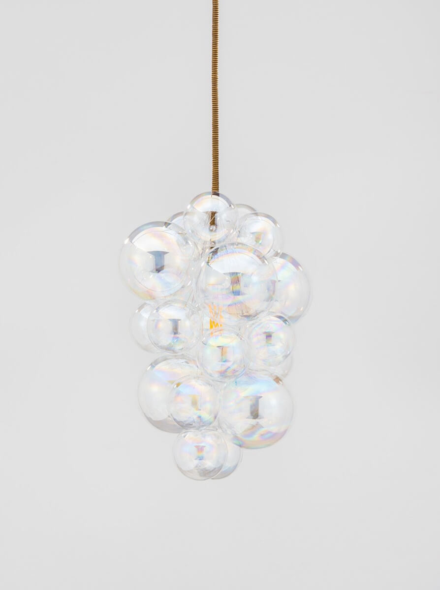 The Iridescent Waterfall Bubble Chandelier