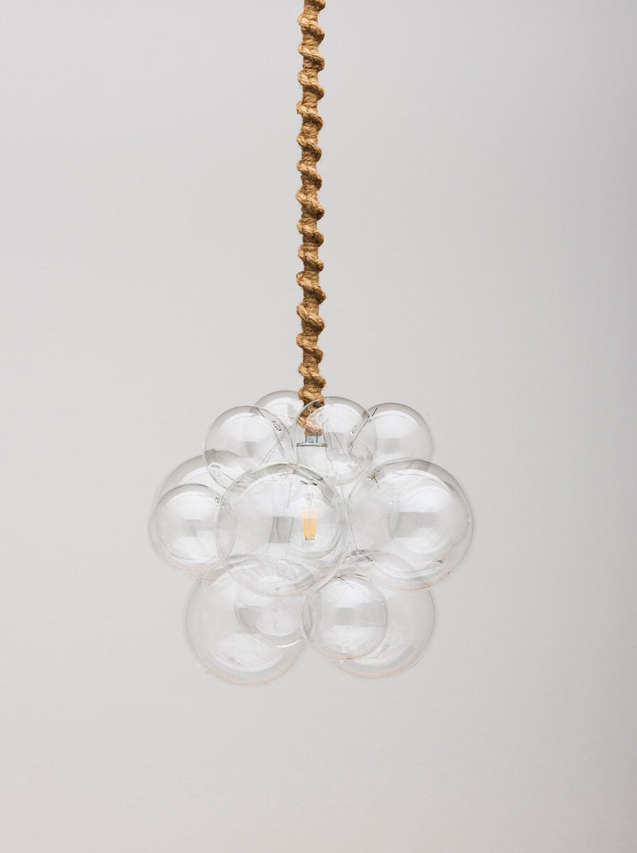 The Organic Glass Bubble Chandelier