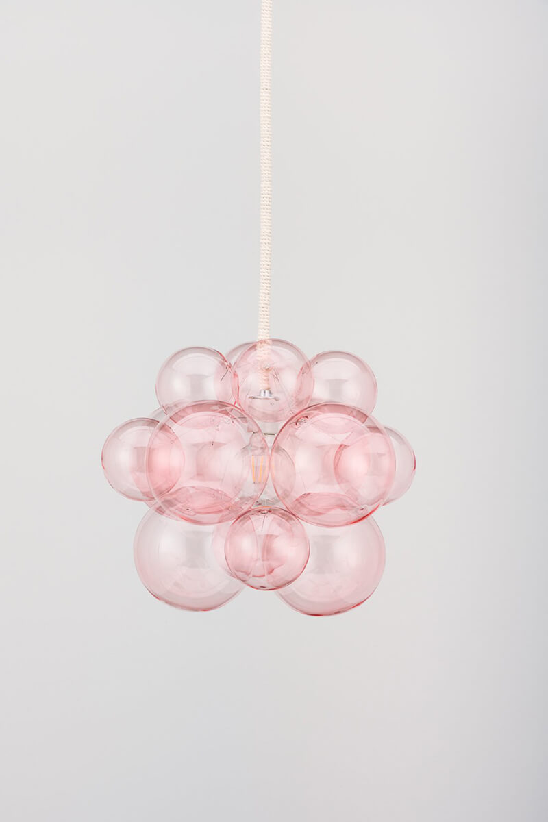 The Organic Glass Bubble Chandelier