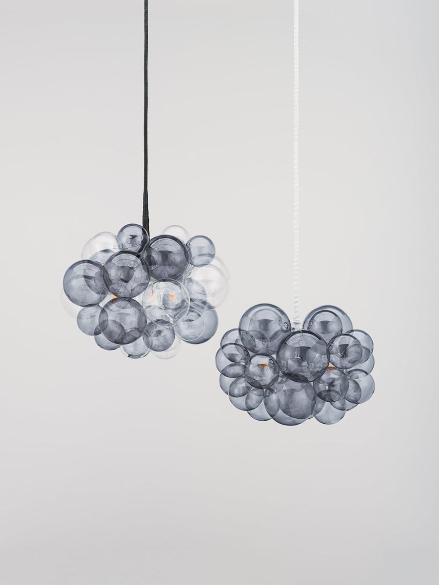 The Smoke 25 Glass Bubble Chandelier