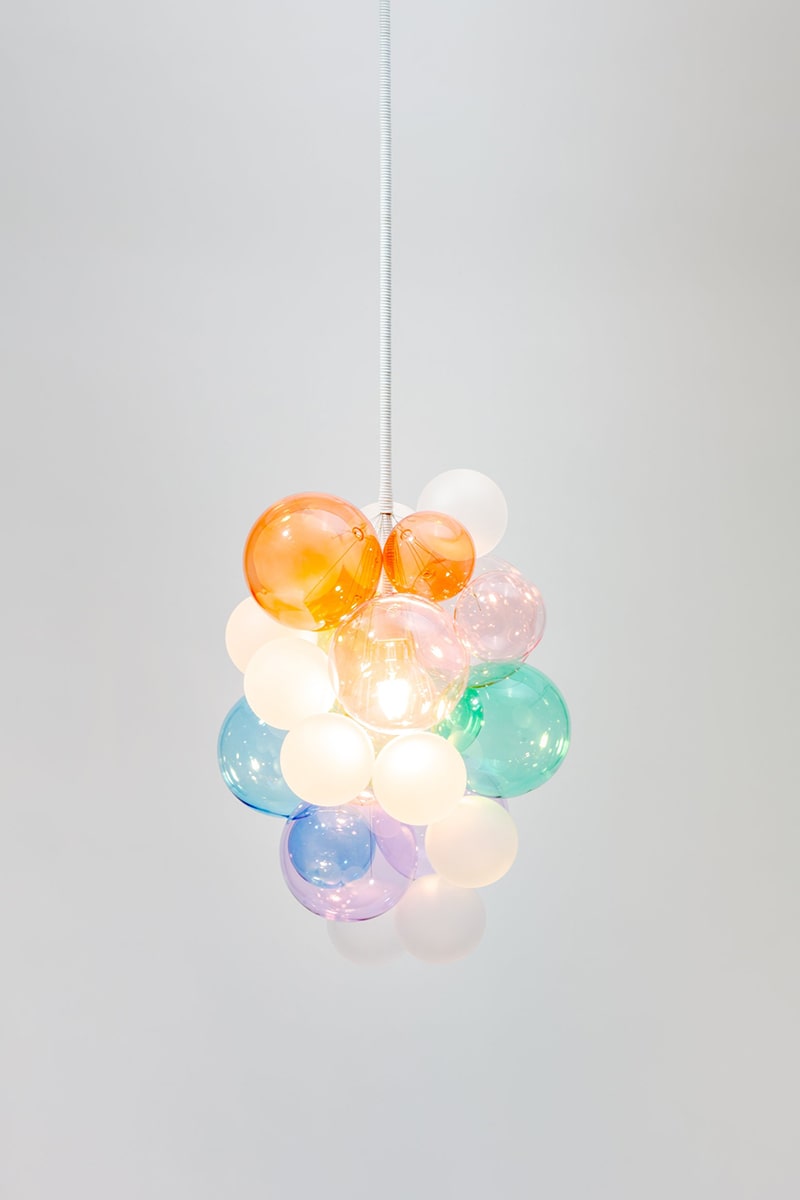 The Waterfall Glass Bubble Chandelier