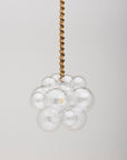 The Organic Bubble Chandelier (Quick Ship) -SILVER Leather